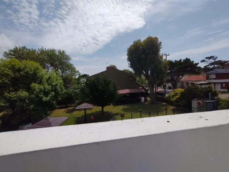 Vista del entorno desde el balcón de la hostería